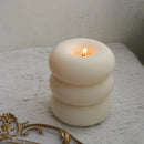 Exquisite Donut-Shaped Scented Candles for Christmax Gift Wedding Studio Wholesale Fashion Creative Home Party Events Decoration