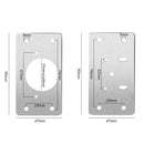 2-10Pcs Cabinet Hinge Repair Plate Kit Kitchen Cabinet Hinge Repair Plate Stainless Steel Hinge Door Hinge Mounting Fixing Plate