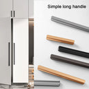Furniture Drawer Pulls Aluminum Alloy Long Wardrobe Kitchen Cabinet Door Knobs Nordic Shoe Cupboards Cabinet Handles Hardware