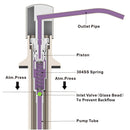 Kitchen Soap Dispensers 500ml Build in Dispenser Soap For Kitchen Bathroom Accessories Stainless Steel Pump Liquid PE Bottle