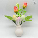 LED Mushroom Lamp LED Night Lamp Novel 7-color Night Lamp 220VUS Plug Sensing Dream High Grade Pomegranate Vase Flowers