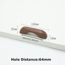 1pc Log Style Kitchen Cabinet Handle Drawer Solid Wood Furniture Wooden Door Drawer Knobs Cupboard Handles for Furniture