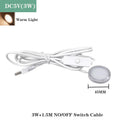 Ultrathin 8mm USB DC5V 3W 10W Dimmable Spotlight Surface Mounted Mini LED Circular Simple Ceiling Light Exhibition Cabinet Lamp