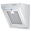 230W Mini Side Suction Range Hood Stainless Steel Panel Hanging Household Ventilator 400mm Kitchen Exhaust Cooker Hoods 220V