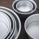 2-9 Inches Round Cake Mold with Removable Bottom DIY Aluminum Alloy Baking Cheesecake Pan Mould Fondant Dessert Decoration Tools
