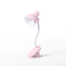 Reading Light Adjustable Clip Mini Desktop Table Lamp Battery Powered Camping Portable Clamp Night Light, Yellow