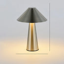 LED Wireless Table Lamp USB Rechargeable Desk Lamp Creative Atmosphere Light for Bedside Room Restaurant Cafe Decorative Lamp