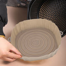 Silicone Air Fryer Basket Airfryer Oven Mold Baking Tray Pizza Fried Chicken Basket Reusable Pan Liner Accessories