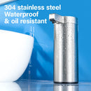 Automatic Liquid Soap Dispensers 304 Stainless Touchless Induction Sensor Steel Kitchen Metal Lotion Bottle Bathroom Accessories