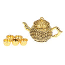 3/5/6pcs 1/12 Dollhouse Miniature Accessories Ceramics Tea Set Model Kitchen Tableware