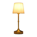 Dimmable Table Lamp Rechargeable Sleeping Light Touch Control Metal Bedside Lamp Vintage Atmosphere Light for Bedroom Study Room
