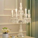 OUFULA European Style Crystal Floor Lamp Luxurious Hotel Ballroom Wedding Candle Decoration Lamp Living Room Bedroom Villa