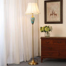 Ceramic Floor Lamp Home Decoration Sofas Stand Light European Retro Table Lamp Living Room Floor Lamp Bedroom Bedside