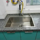 Household Single Hole Kitchen Sinks Stainless Steel Wash Basin Under Counter Wash Basin Kitchen Accessories Nano Handmade Sink Y