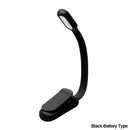 USB Mini LED Book Night 3 Light Color Adjustable Brightness Clip-On Study Reading Lamp Rechargeable for Travel Bedroom Reading