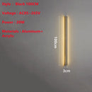 Line Extremely Long LED Wall Lamp 110V 220V 60~240CM Minimalist Sconce For Indoor TV Background Aisle Living Room Villa Lighting
