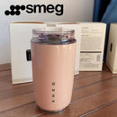 SMEG  Milk White 240ML Beverage  Cup Travel Portable Drinking Cup Stainless Steel Vacuum Leak proof Coffee Thermos