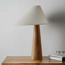 Japanese Wabi-sabi Floor Lamps Retro Natural Wood Fabric Lampshade Teahouse Bedroom Bedside Parlor Sofa Study LED Standing Light