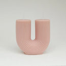 New U-Shaped Scented Candles for Home Decoration Geometric Rainbow Bridge Candle Room Decor Aroma Candles Room Decorative Velas