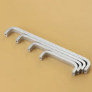 4/6/8/10/12 inches Space Aluminum Handles Kitchen Door Cabinet Straight Handle Pull Knobs Furniture Hardware