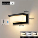 IP65 Motion Sensor Outdoor Lighting Porch Lights 20W Balcony Garden Lights Wall Lamp AC85-265V Led Outdoor Wall Light Waterproof