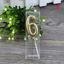 1 2 3 4 5 6 7 8 9 0 Number Birthday Candles Gold Silver Kids Birthday Candles for Cake Party Supplies Decoration Cake Candles