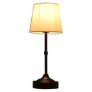 Dimmable Table Lamp Rechargeable Sleeping Light Touch Control Metal Bedside Lamp Vintage Atmosphere Light for Bedroom Study Room