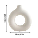 Home Flower Vase Imitation Ceramic Plastic Flower Pot Storage Bottle For Flowers Living Room Modern Home Decorations Ornaments