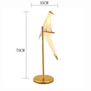 Perch Light Floor Lamp Led Designer gold Origami Bird Standing Lamps for Living Room creative Art Deco safaside corner Lamp