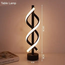 Minimalist LED Floor Lamp Geometric Line Living Room Decor Light Bedroom TV Background Wall Black White Lights Fixture Lustre