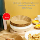 30/50/100pcs Air Fryer Disposable Paper Liner Non-Stick Mat Steamer Round Paper Baking Mats Kitchen Baking AirFryer Tools
