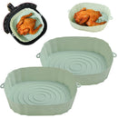 1/2Pcs Air Fryer Kitchen Utensils Air Fryers Pan Pizza Baking Mold Airfryer Accessories Silicone Air Fryer Pans Mold For Baking